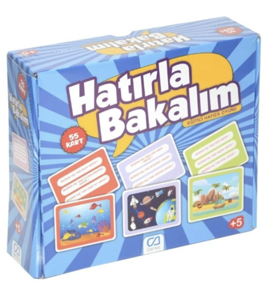 CA Games Eğitici Oyun Kartı Hatırla Bakalım