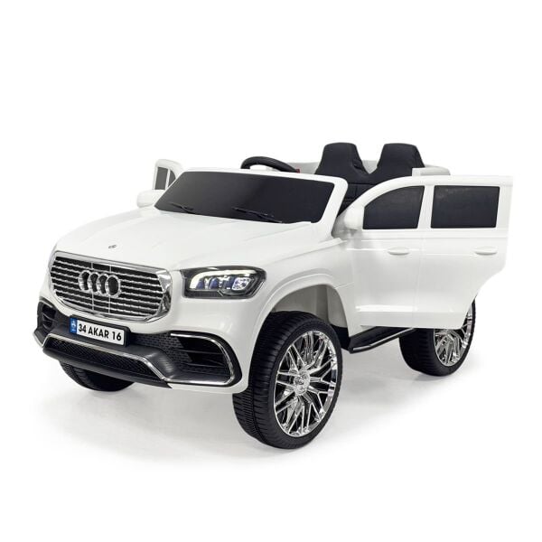 97-060 Admire Kumandalı Akülü Araba Beyaz 12 V -Akar Oyuncak