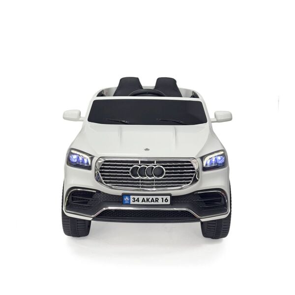 97-060 Admire Kumandalı Akülü Araba Beyaz 12 V -Akar Oyuncak