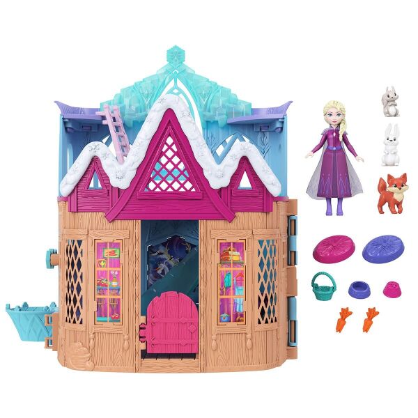 JFG28 Disney Karlar Ülkesi Mini Kulübe Eğlencesi Oyun Seti