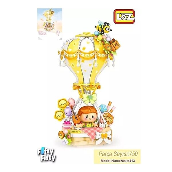 LZ-4113 LOZ SARI HAVA BALONU 750 PARÇA BLOCK OYUNCAK