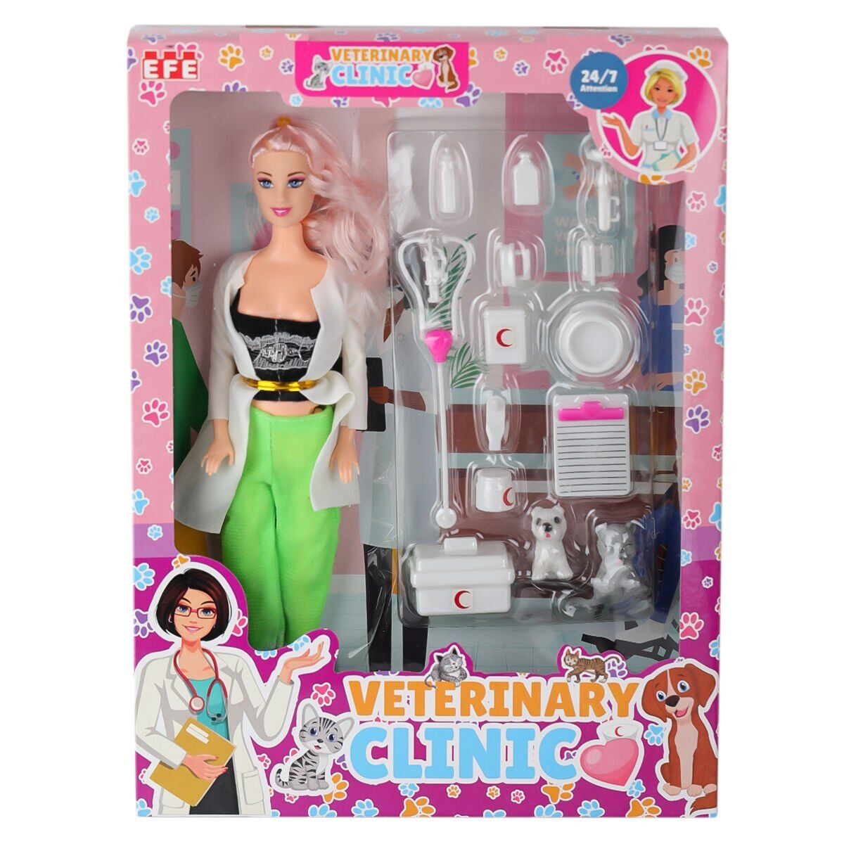 875 Veteriner Manken Bebek -Efe Toys