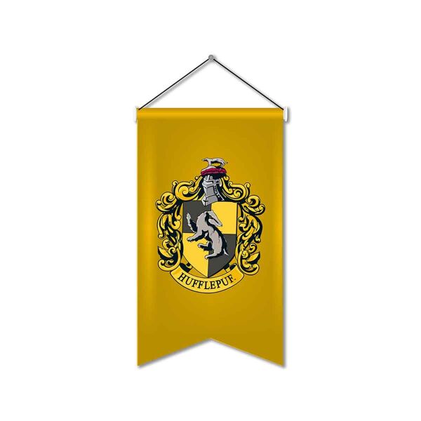Hufflepuff Kırlangıç Flama Büyük Boy (50x75 cm) - Harry Potter Duvar Bayrağı