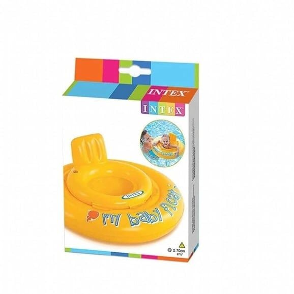 Intex 56585 Sarı Bebek Flatörü - 70 cm Bebek Simidi (6-12 Ay)