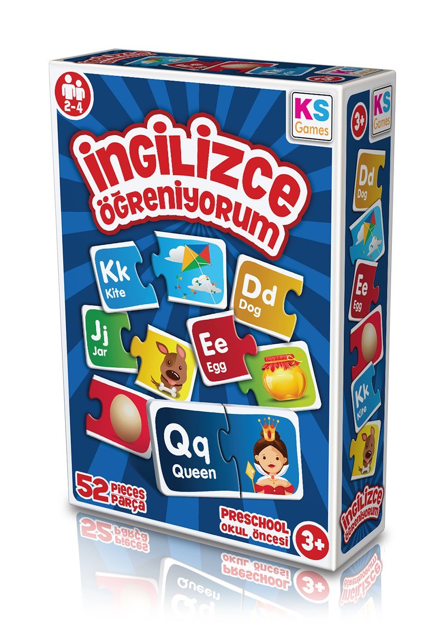 KS Oyuncak İngilizce Öğreniyorum Ks Games KS Oyuncak İngilizce Öğreniyorum PUZZLE-EG258