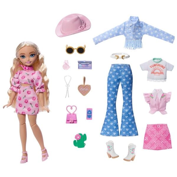 JGH87 Malibu - Barbie Dream Besties Festival Kombinleri ve Aksesuarları