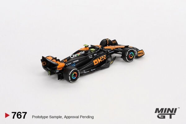 Mini GT 00767 McLaren MCL60 - No.4 Lando Norris 2nd Japanese GP F1 2023