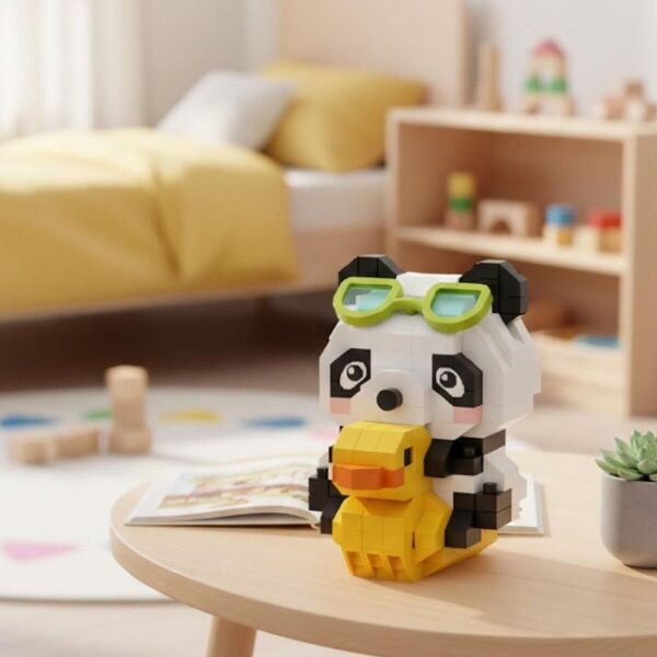 LZ-8634 LOZ ÖRDEKLİ PANDA 190 PARÇA BLOCK OYUNCAK-MİNİ POŞET