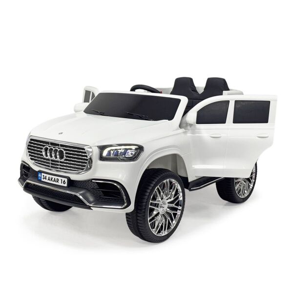 97-060 Admire Kumandalı Akülü Araba Beyaz 12 V -Akar Oyuncak