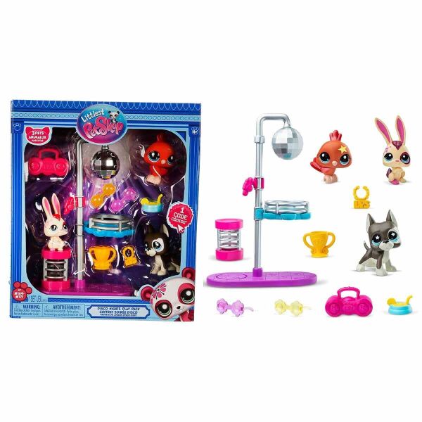 6377 SUN- LİTTLEST PETSHOP MİNİŞLER  DISCO NİGHT  OYUN SETİ