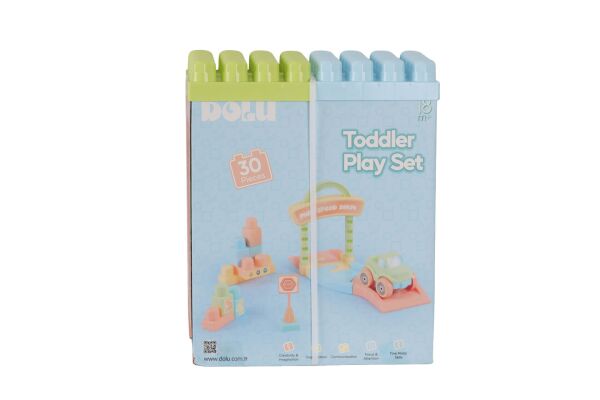 5218 OYUNCAK YOL VE BLOK SET 30 PCS