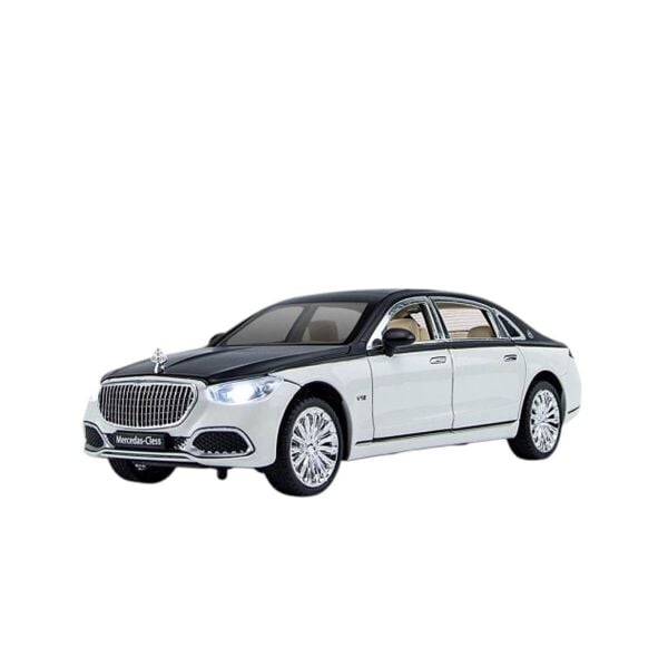 ZHD-B2409 - Vardem  Çek Bırak Işıklı ve Sesli Model MB Metal Araba 1:24