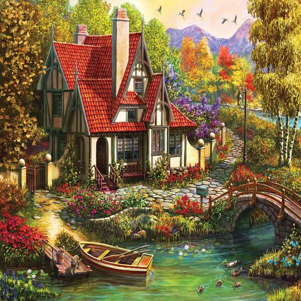 20736 PUZZLE 1000 RİVERSİDE COTTAGE