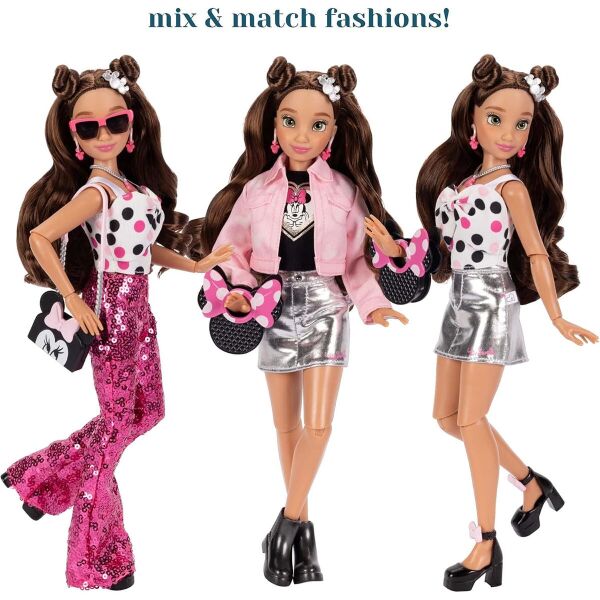 JKILY23947 Disney ily 4Ever Minnie Mouse Temalı Bebek Kıyafet ve Aksesuarları