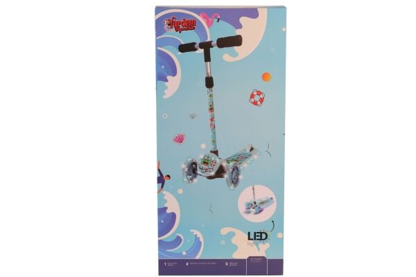 MKWE082A IŞIKLI CANAVAR SCOOTER MAVİ