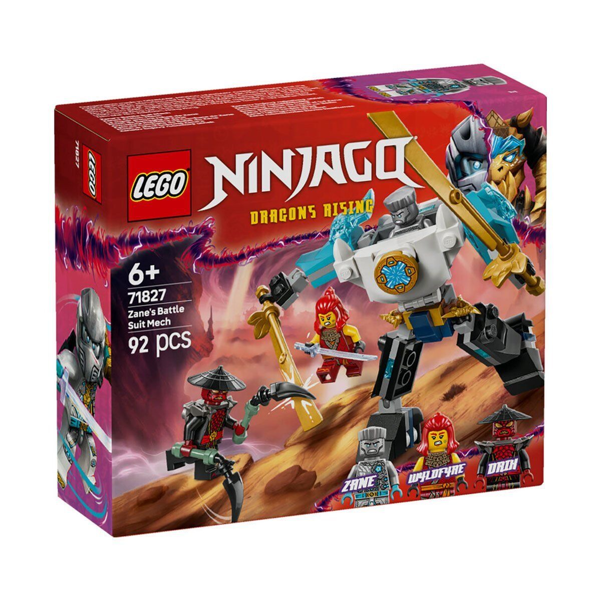 71827 Lego Ninjago Zane Savaş Zırh Mechi 92 parça +6 yaş