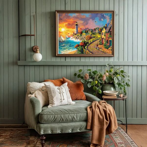 20758 PUZZLE 1000 LİGHTHOUSE BY THE SEA