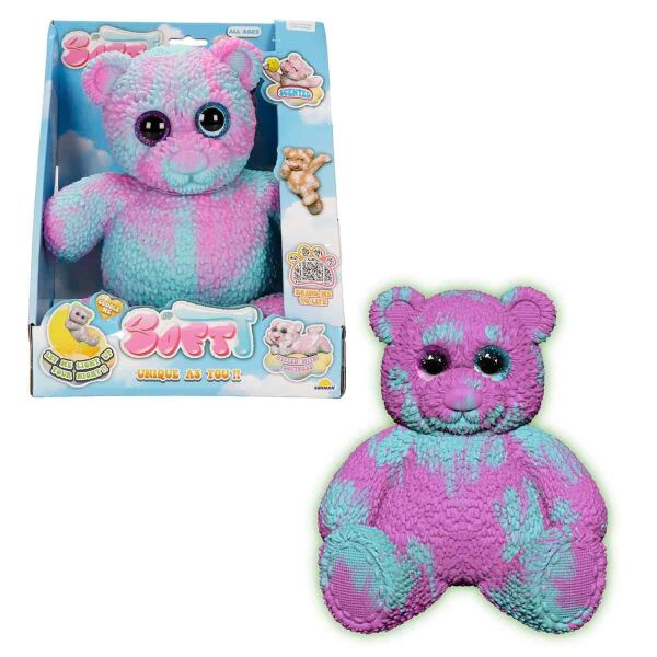 12331 SUN-BTF-FİGÜR SOFTT BEAR DELUXE KARANLIKTA PARLAYAN 3A
