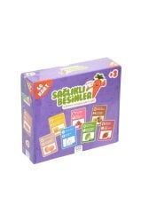 CA Games Eğitici Oyun Kartı Sağlıklı Besinler