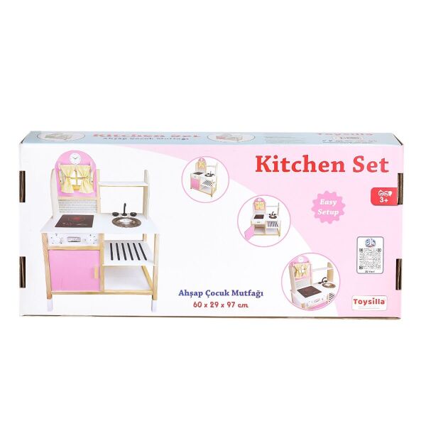 T1011 Ahşap Çocuk Mutfağı  (LED yoktur)
