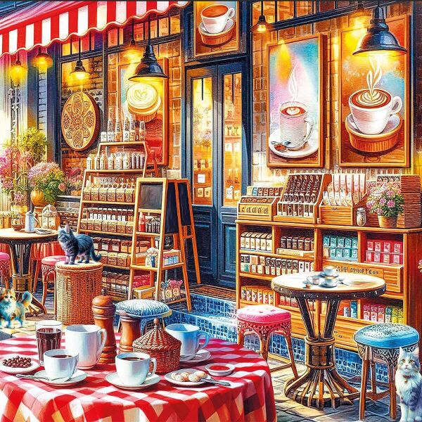 20809 PUZZLE 1000 KAHVE COFFEE STORE