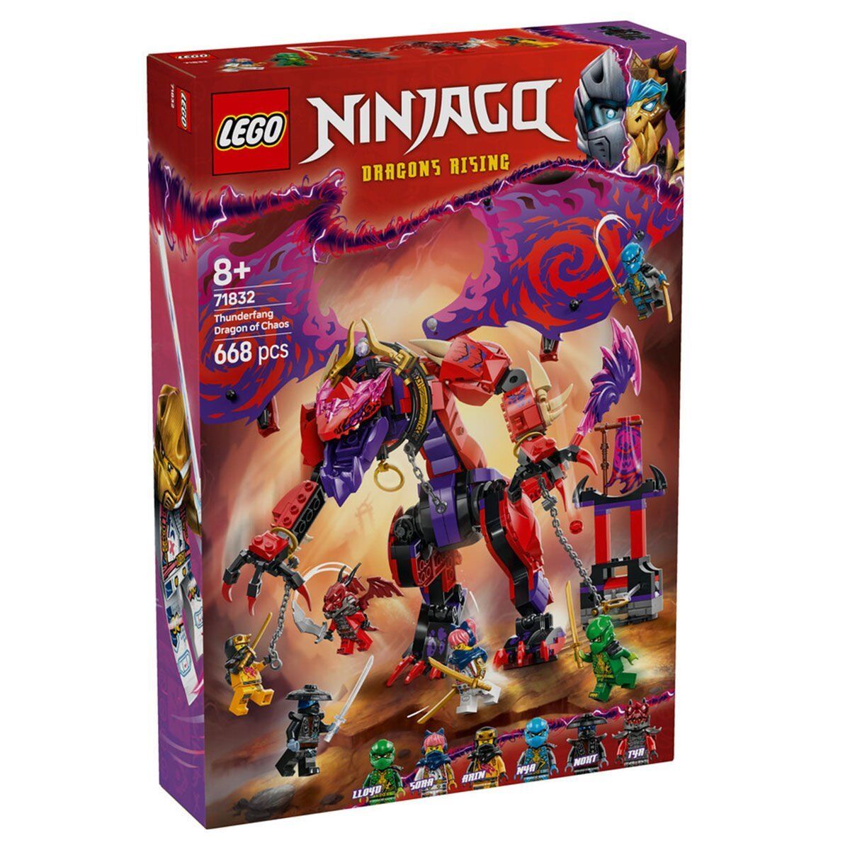71832 Lego Ninjago Thunderfang Kaos Ejderhası 668 parça +8 yaş