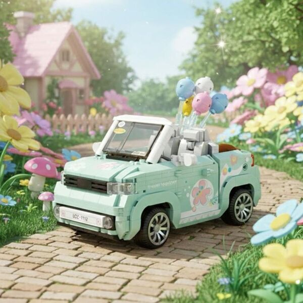 LZ-1132 LOZ BALON ARABASI YEŞİL 779 PARÇA BLOCK OYUNCAK