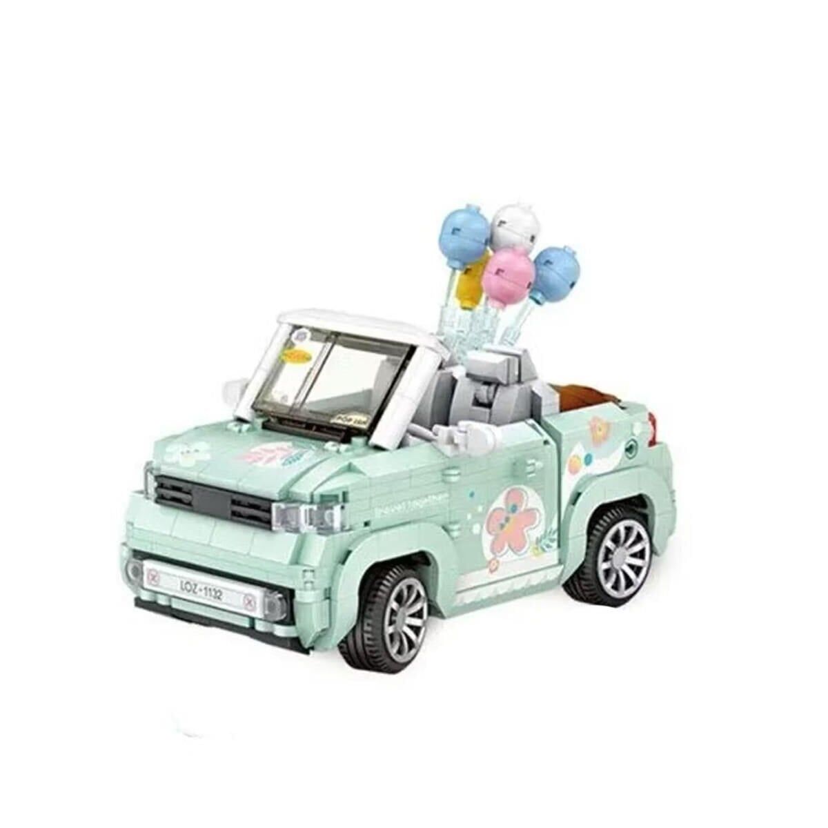 LZ-1132 LOZ BALON ARABASI YEŞİL 779 PARÇA BLOCK OYUNCAK