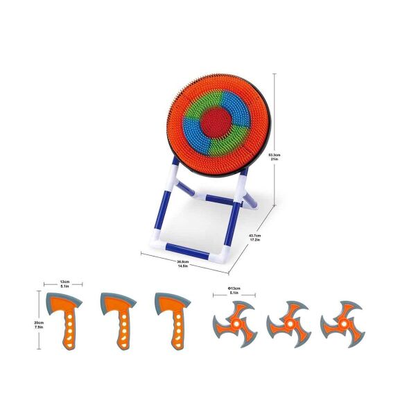 11912 SUN-AOJ-DART TARGET SET AXES N STARS AYAKLI