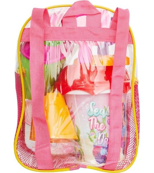 Dede Barbie Resimli Sırt Çantalı Plaj Set