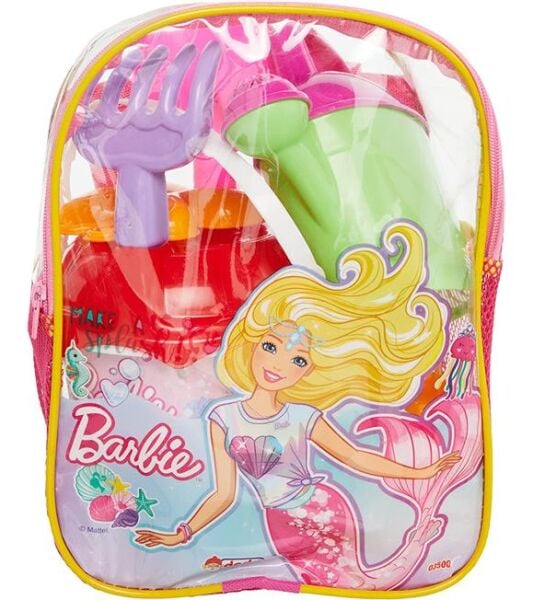 Dede Barbie Resimli Sırt Çantalı Plaj Set