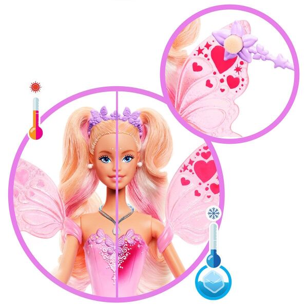 JCP76 Barbie Renk Değiştiren Peri Kızı Bebek