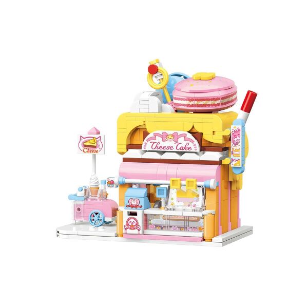 KP28006 Keeppley Lovely Street - Red Cat Cake Shop 364 Parça Yapım Seti