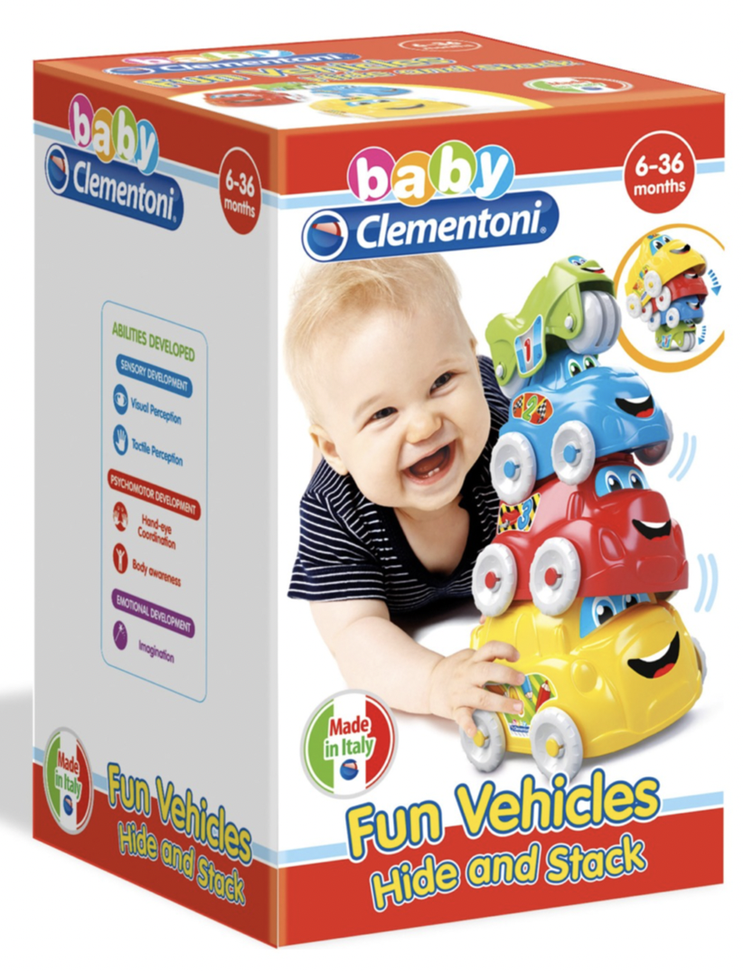 Baby Clementoni Renkli Araçlar
