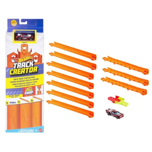 JDW43 Hot Wheels Araba ve Pist Başlangıç Paketi