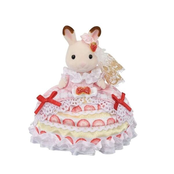 5847 Sylvanian Families Freyanın Doğum Günü Çilekli Pasta Elbisesi +3 yaş