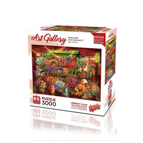 23026 PUZZLE 3000 Market Stall