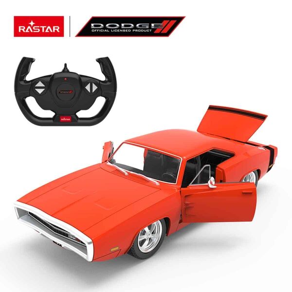 1099000 SUN-RAS-RC ARABA 1 16 1970 DODGE CHARGER RT FF SESLİ IŞIKLI 2 4GHZ