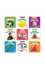 Sincap Kitap Bilgi Dolu Minik Kütüphanem (9 Kitap - Ingilizce Destekli - Pembe Kutu)