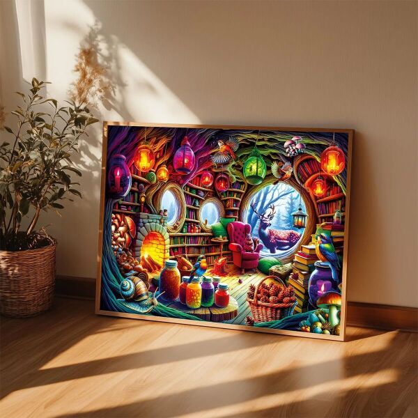 20826 PUZZLE 1000 Mystical House in the Forest