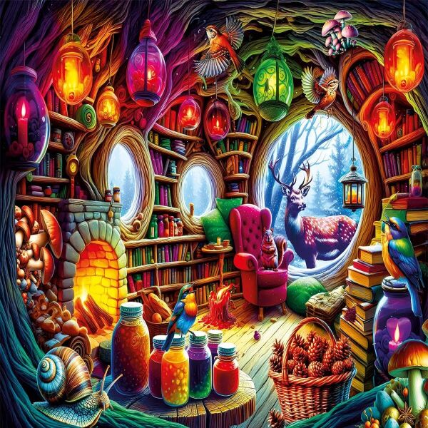 20826 PUZZLE 1000 Mystical House in the Forest