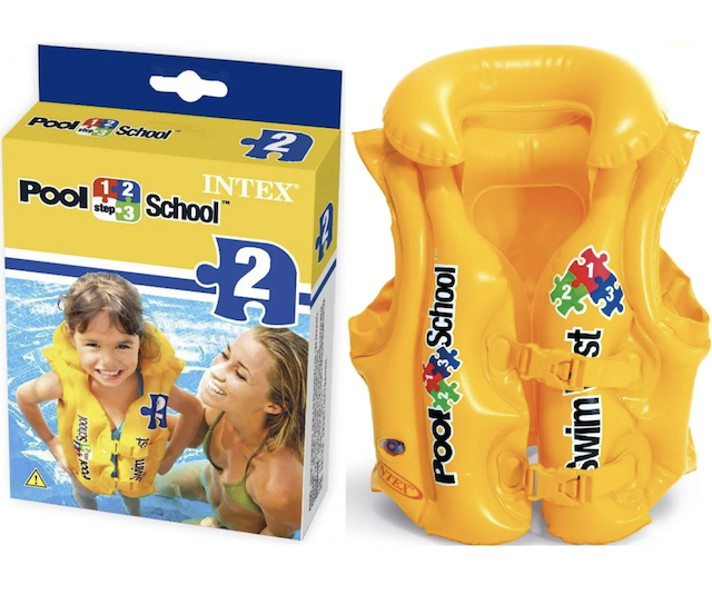 İntex Delux Boyunluklu Büyük Boy Can Yeleği