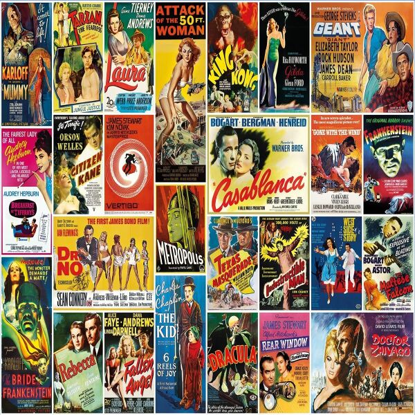 20759 PUZLE 1000 VİNTAGE MOVİE POSTERS