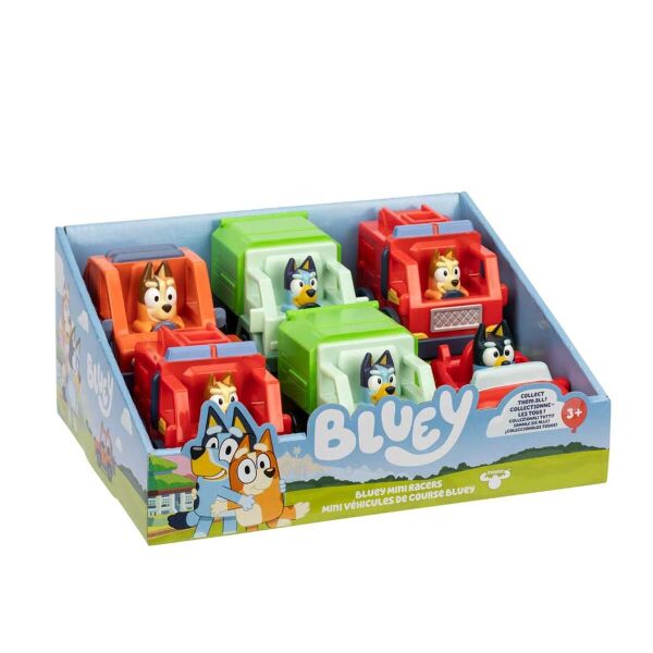 BLUEY 18066 Bluey Figürlü Mini Araçlar - Asorti(Belirtilen fiyat, tekli satış için adet fiyatıdır.)