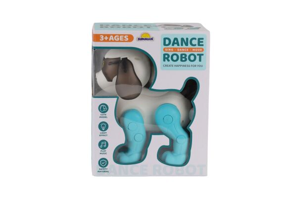 S01005107 -SUN-RST-ROBOT KÖPEK DANS MÜZİK/IŞIK B/O 2R.