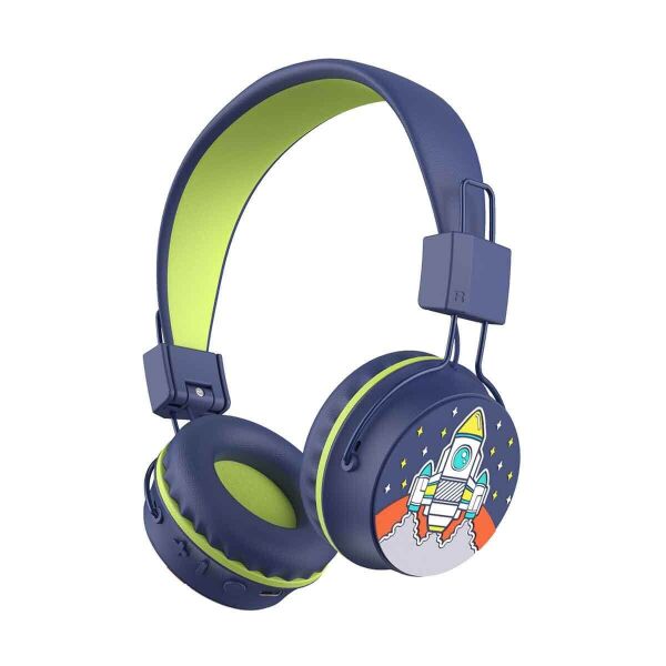 S00090370 -SUN-GLE-ECH-KULAKLIK MİKROFONLU KATLANABİLİR KABLOSUZ ROKET RESİMLİ L