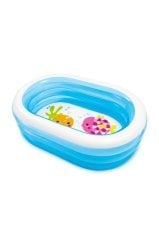 Intex Şeffaf Oval Havuz 163x107x46 Cm Şişme Havuz