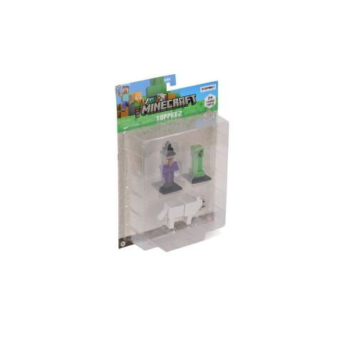 PMI MC2020 Minecraft 3D Figür Toppeez 3lü Set