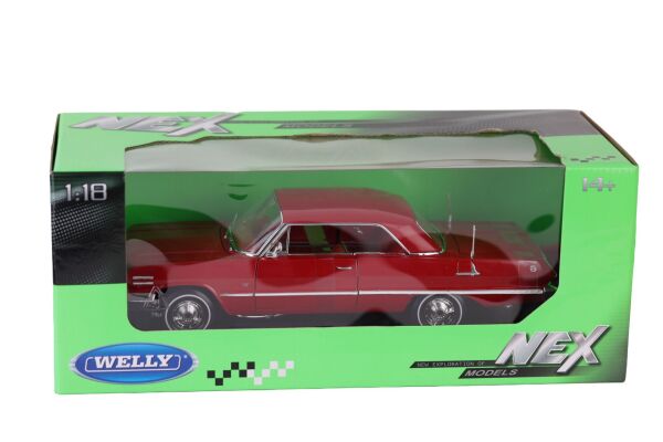 19865 WELLY 1 18 1963 CHEVROLET IMPALA HA