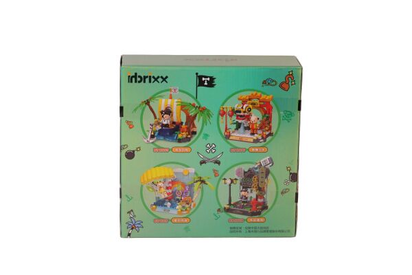 P881005 PANLOS TEDDY AYI KOLEKSİYONU KORSAN 190 PARÇA BLOCK OYUNCAK